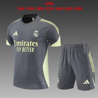 Kit Entrenamiento Real Madrid 2025/26 (gris oscuro)-NIÑOS